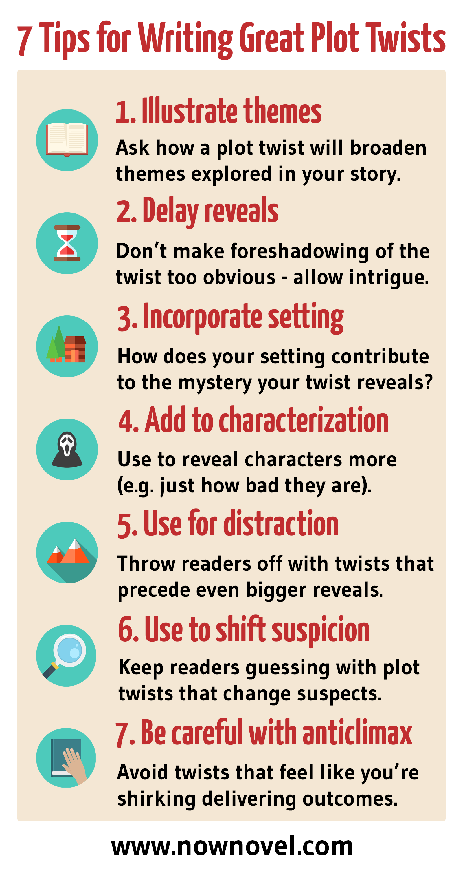 7 tips for writing a novel