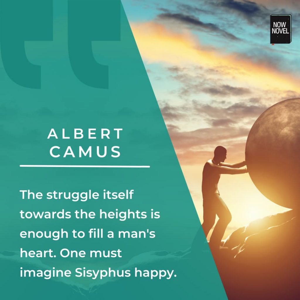 Albert Camus quote on conflict and struggle