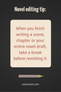 Novel editing tip from Now Novel