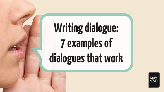 how to write a dialogue in english