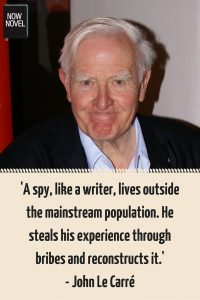John le Carre quote - master of pacing in writing