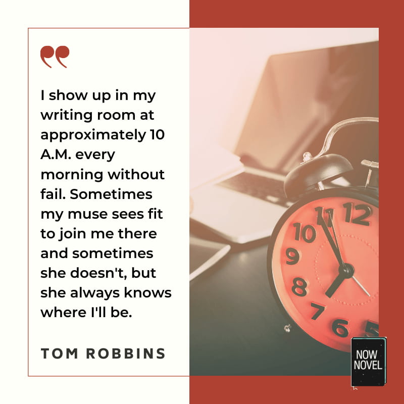 Tom Robbins quote on writing morning pages