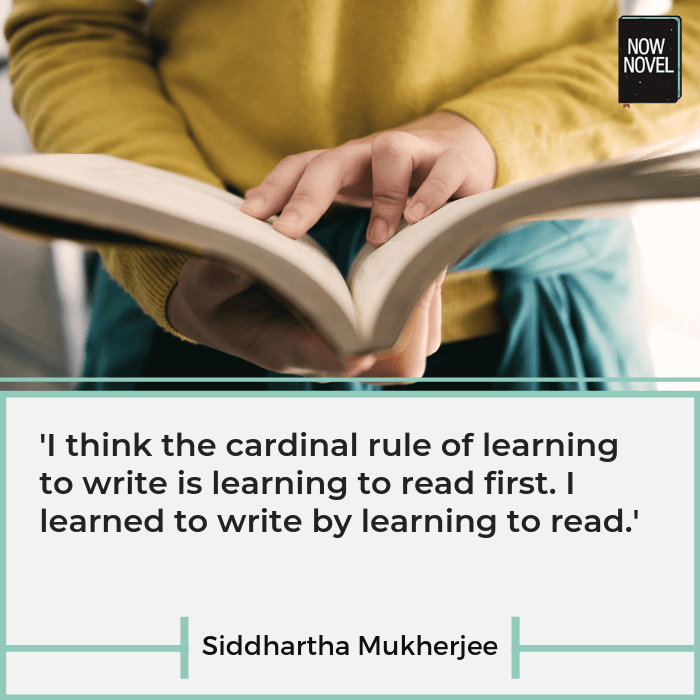 Quote on taking writing lessons from reading | Now Novel