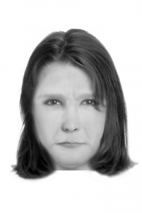An artist's identikit of Stephen King's character Annie Wilkes