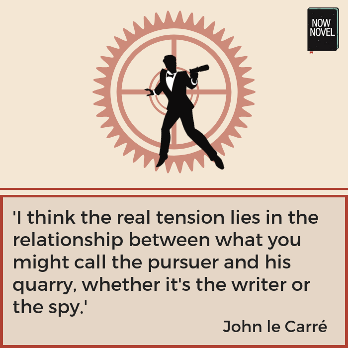 John le Carre quote - tension writer and spy | Now Novel