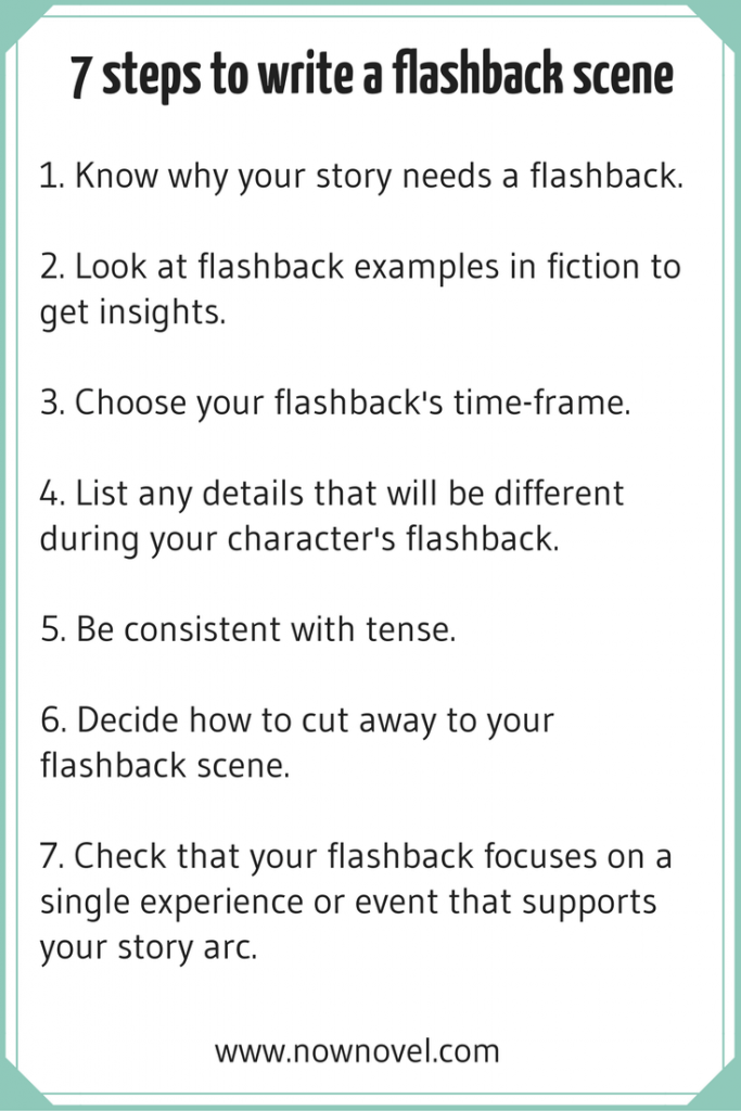 creative writing describing flashback