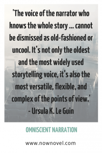 Ursula le Guin quote on omniscient narrators