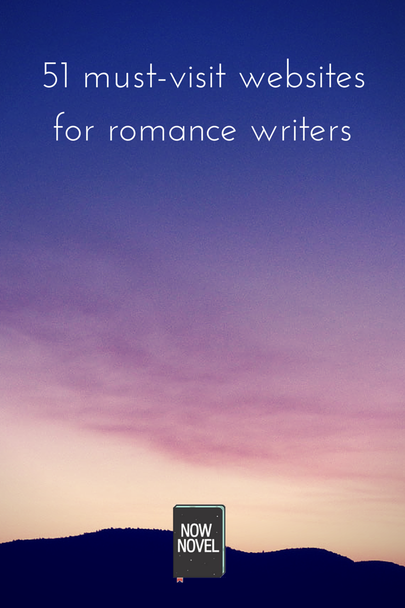must-visit websites for romance writers - sunset and now novel logo