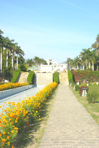 Writing your first book interview with Indian writer - picture of India's Pinjore Gardens