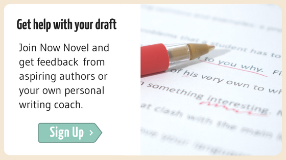 Sign up to Now Novel and get help with editing your manuscript