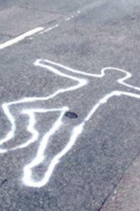writing crime fiction - chalk outline of victim