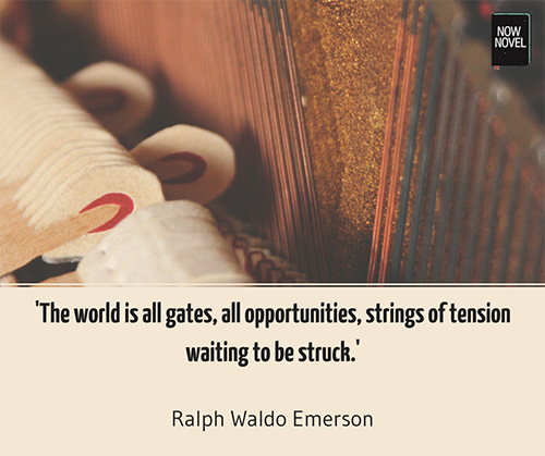 Ralph Waldo Emerson quote on tension | Now Novel
