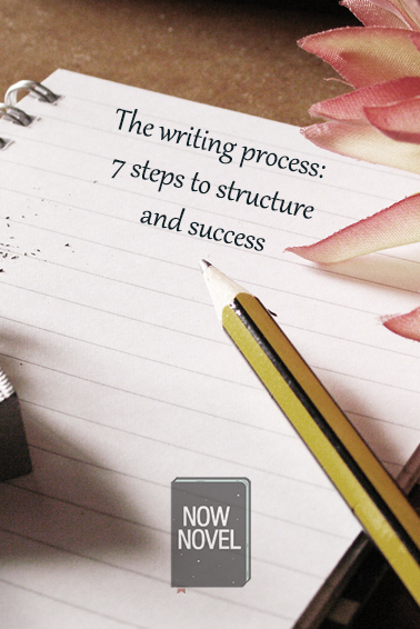 The writing process - pencil and pad for writing a story