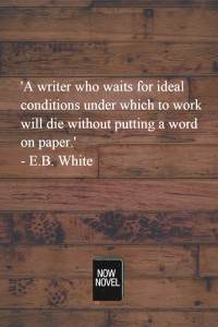 E.B. White on the importance of writing now.