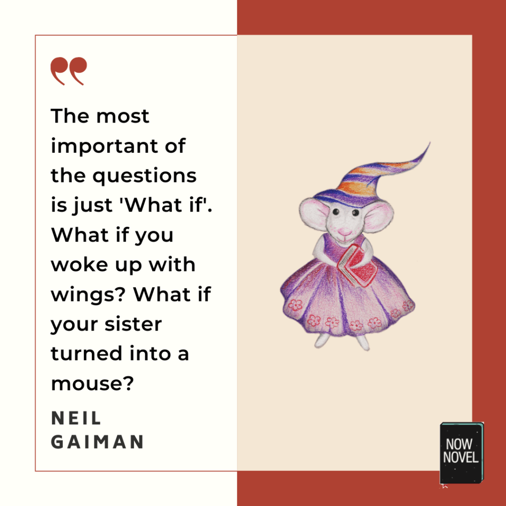 How to find book ideas by asking what if - Neil Gaiman