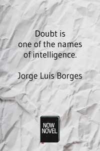 Jorge Luis Borges quote on doubt