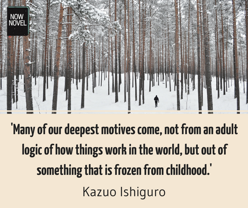 character motivation quote by Kazuo Ishiguro | Now Novel