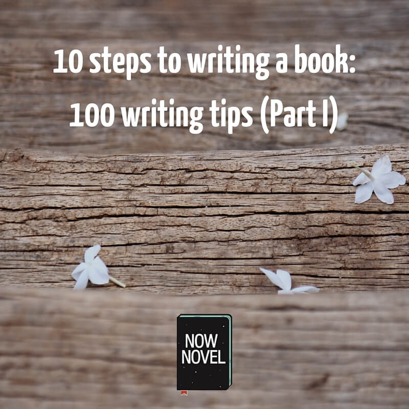 10 steps to writing a book in 100 tips