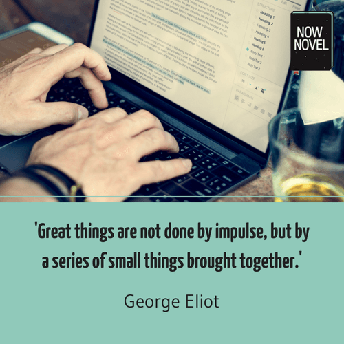 George Eliot quote - writing series | Now Novel