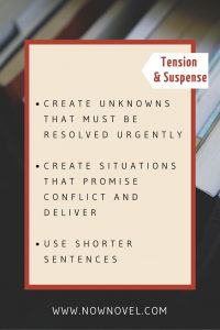 Novel writing basics - tension and suspense