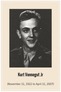 A portrait of author Kurt Vonnegut Jr