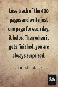 John Steinbeck writing advice