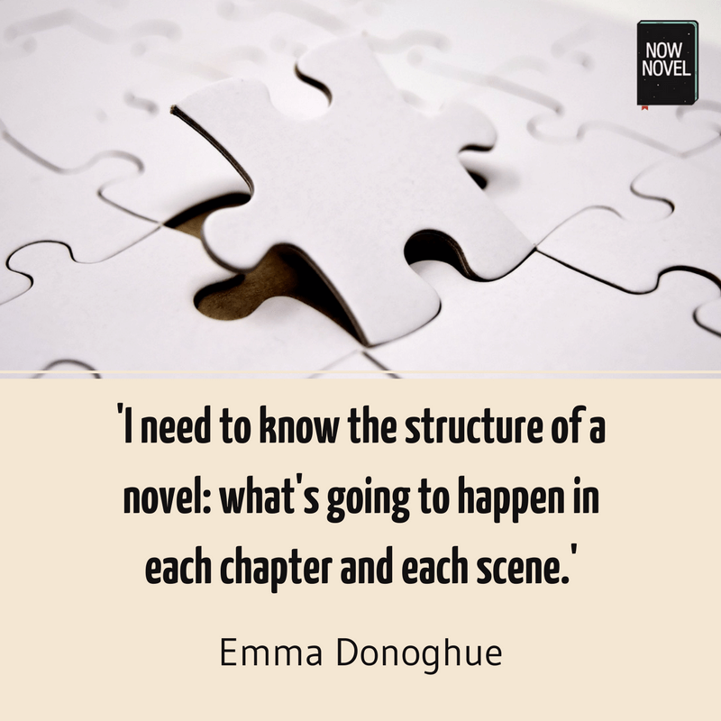 Plot structure quote - Emma Donoghue | Now Novel