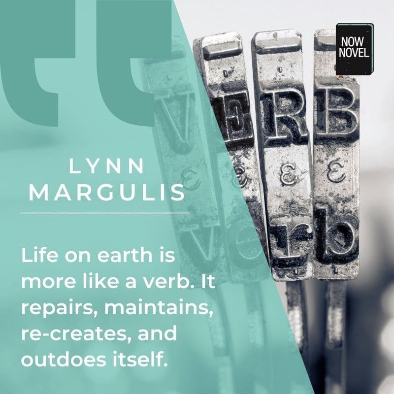 Quote about verbs - Lynn Margulis
