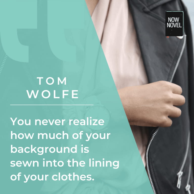 Tom Wolfe on clothing and character background