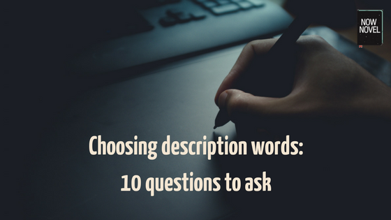 Choosing description words - 10 questions to ask | Now Novel