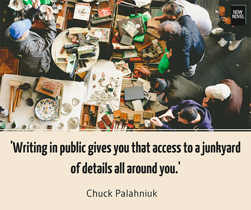 Chuck Palahniuk quote on writing | Now Novel