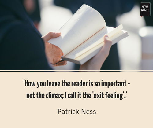 Patrick Ness quote - story climax examples | Now Novel