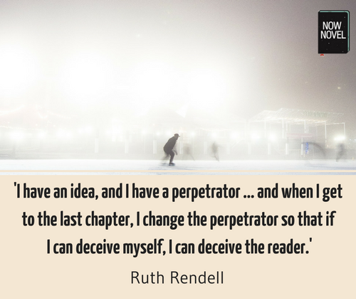 Ruth Rendell quote on finding good story ideas | Now Novel