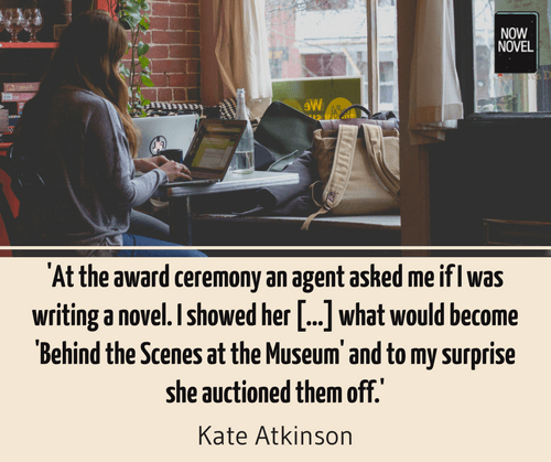 Kate Atkinson quote - writing contest opportunities | Now Novel