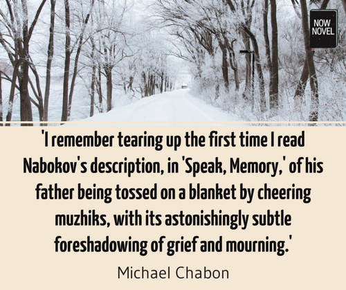 Michael Chabon quote on foreshadowing | Now Novel