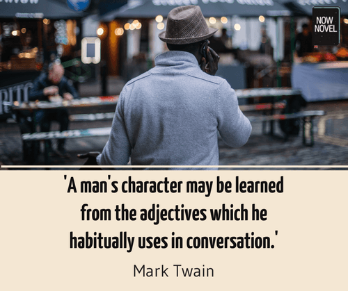 Writing dialogue quote - Mark Twain | Now Novel