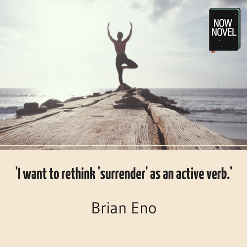 Quote on verbs - Brian Eno | Now Novel