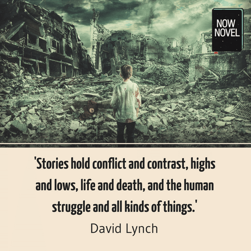 Story conflict quote - David Lynch | Now Novel