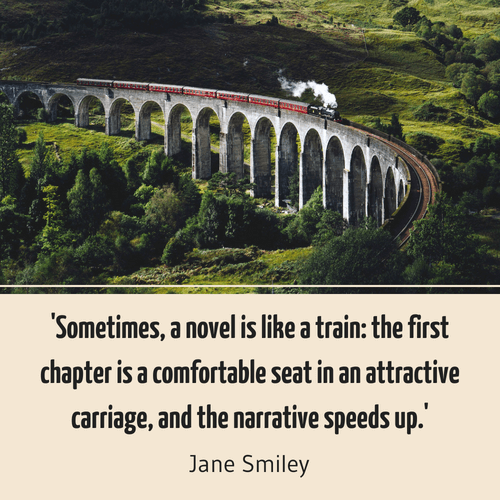 Writing chapters - Jane Smiley quote for writers | Now Novel