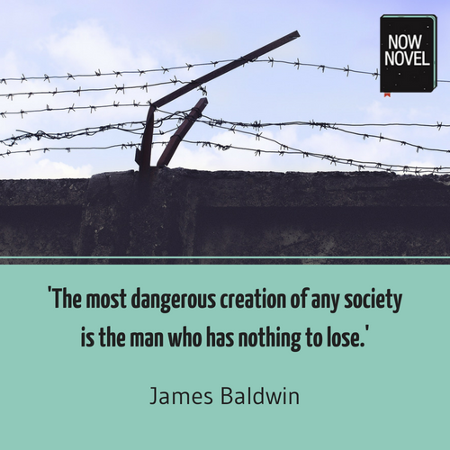 Man vs society quotes - James Baldwin | Now Novel