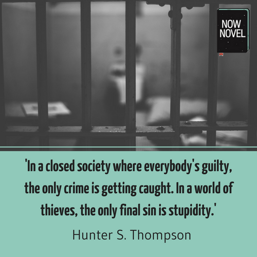 Quote on society and conflict - Hunter S. Thompson | Now Novel