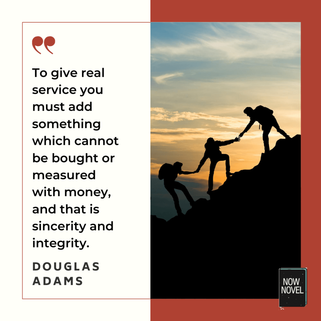 Good character trait - integrity - Douglas Adams quote