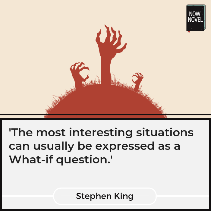Stephen King quote on interesting situations and asking 'what if'