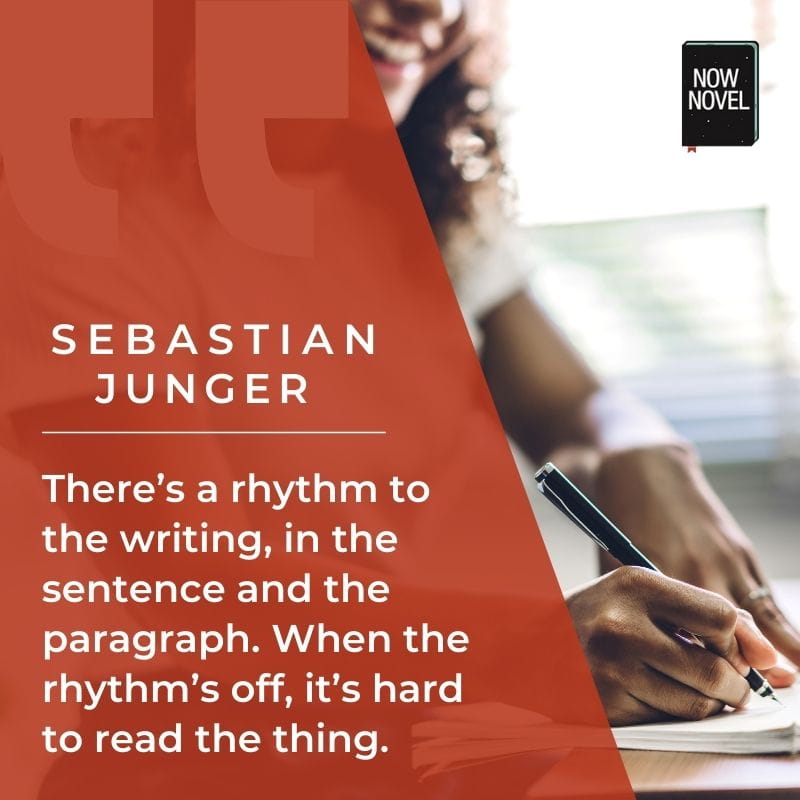 Best writing quotes - Sebastian Junger on good writing