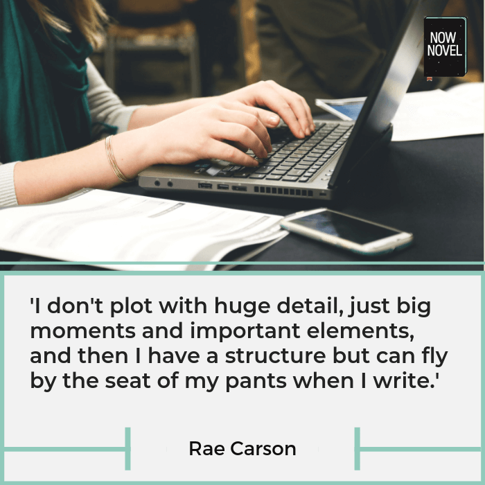 Plot structure quote - Rae Carson on writing and plotting | Now Novel