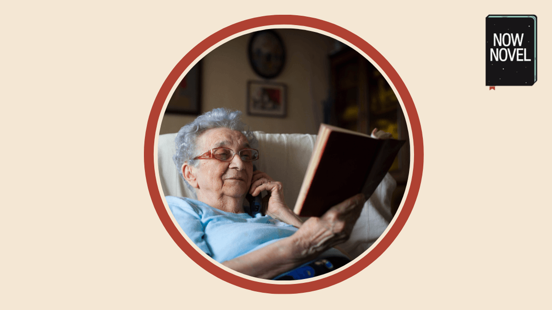 Mature woman reading a book | Now Novel