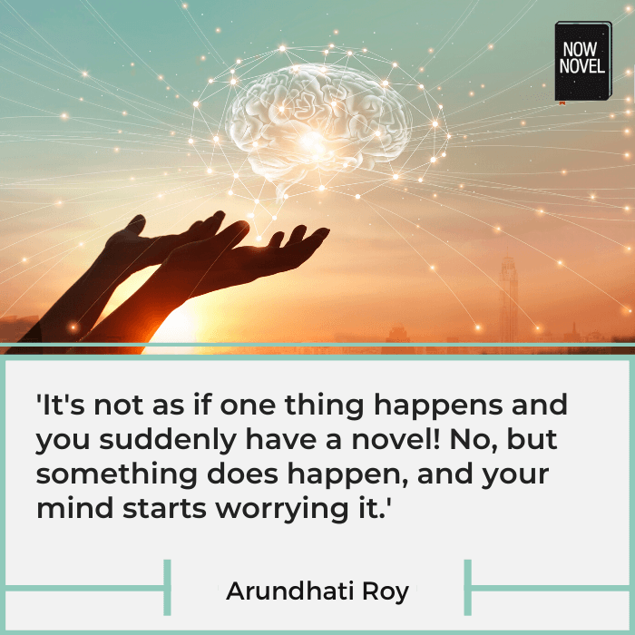 How to get writing ideas - Arundhati Roy quote | Now Novel