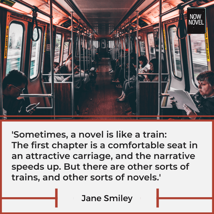 Writing first chapters - Jane Smiley quote | Now Novel
