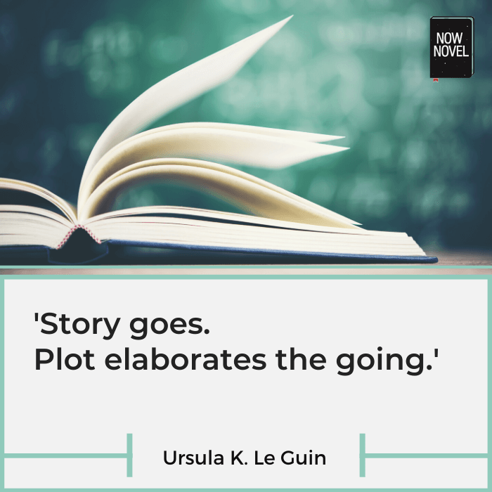 What makes a plot - Ursula K Le Guin quote | Now Novel