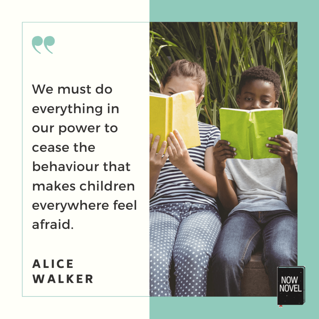 Alice Walker quote on character development in children | Now Novel